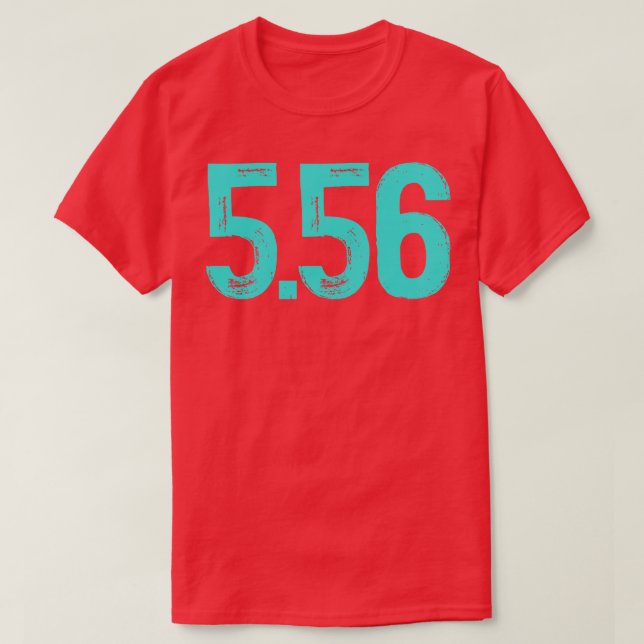 556 mm calibre T-Shirt (Design Front)