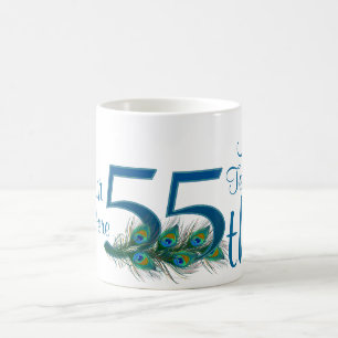 # 55 - 55th Wedding Anniversary or 55th Birthday Coffee Mug