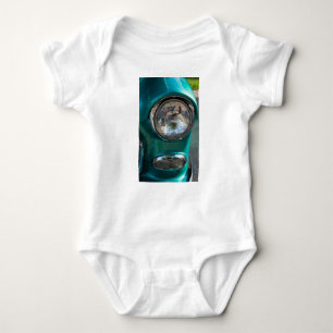 55 Chevy Headlight Baby Bodysuit