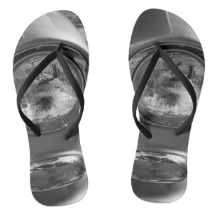 55 Chevy Headlight Grayscale Thongs