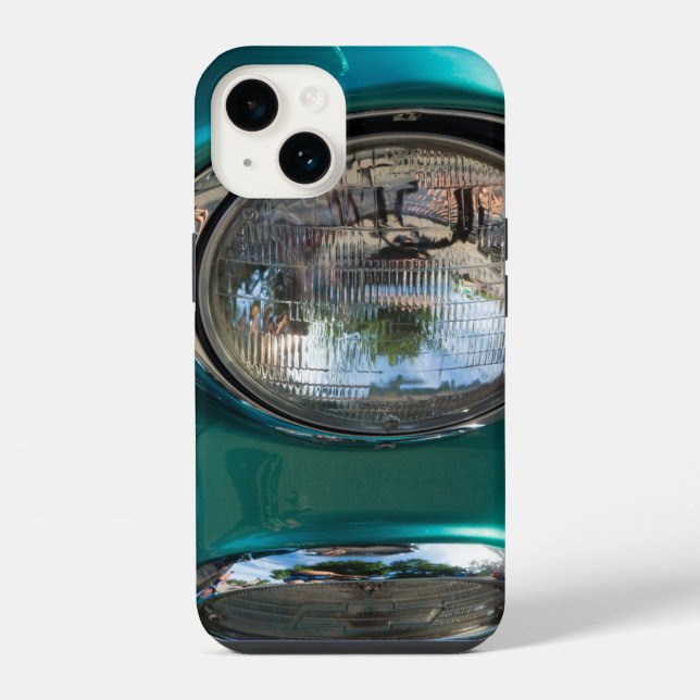55 Chevy Headlight iPhone Case (Back)