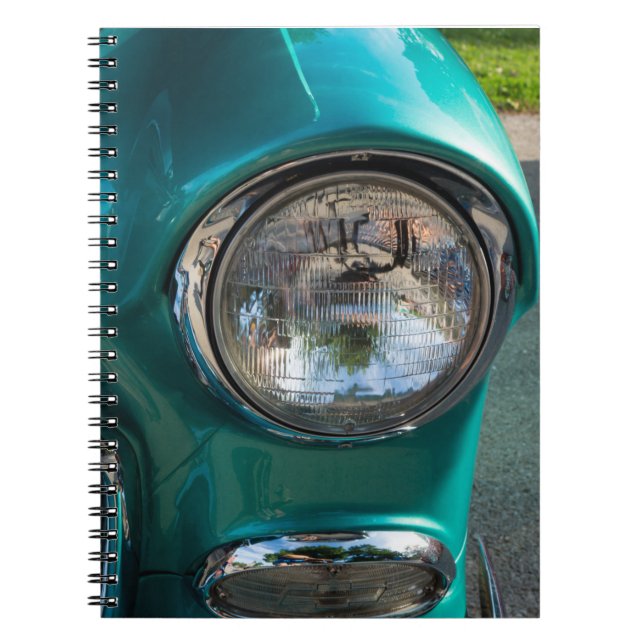 55 Chevy Headlight Notebook (Front)