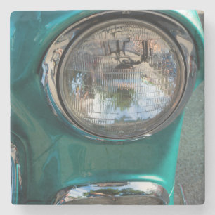 55 Chevy Headlight Stone Coaster