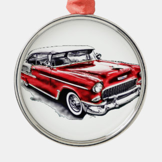 55 Chevy Metal Tree Decoration