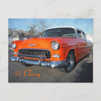 55 Chevy Postcard
