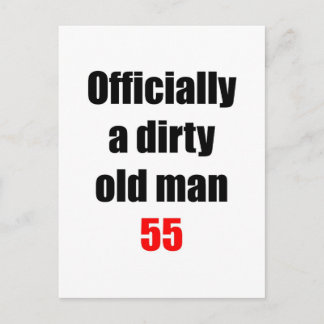 55  Dirty Old Man Postcard