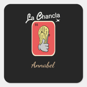 55 La Chancla Square Sticker