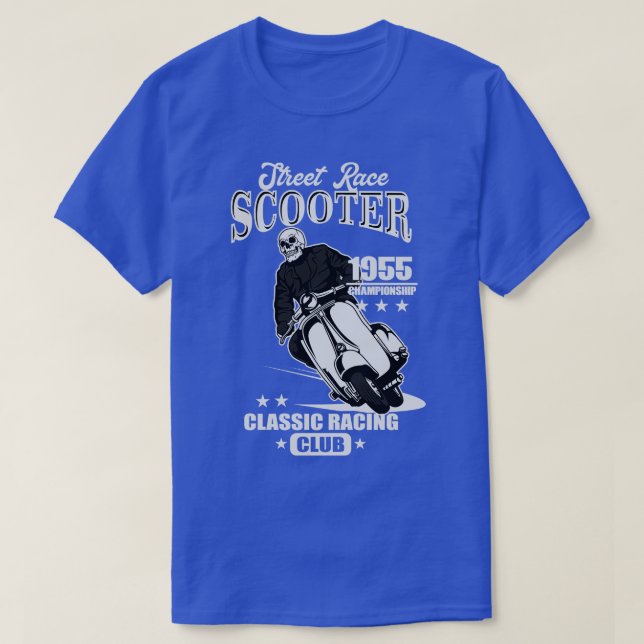 55 SCOOTER RACING T-Shirt (Design Front)