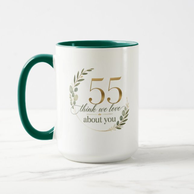 55 Things We Love About Mum Mug (Left)