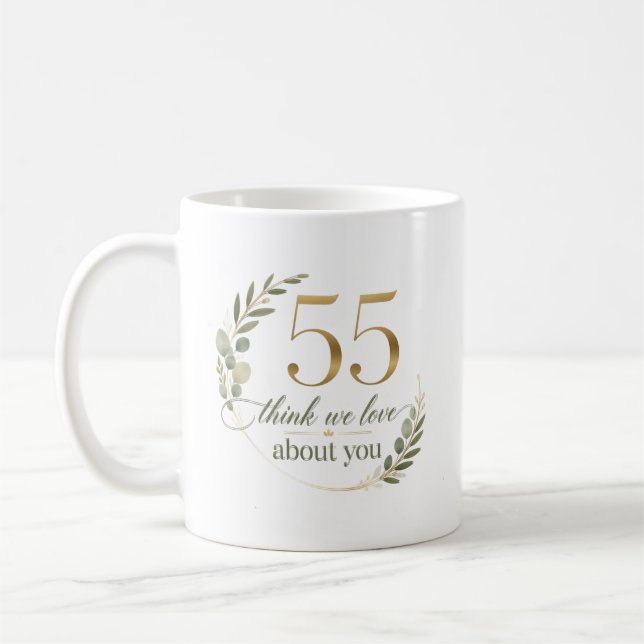 55 Things We Love About You Coffee Mug (Left)