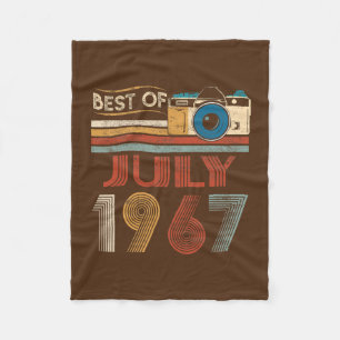 55 Vintage Birthday Gifts 55 Year Old Best Of Fleece Blanket