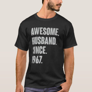 55 Wedding Anniversary For Him Awesome Husband S T-Shirt