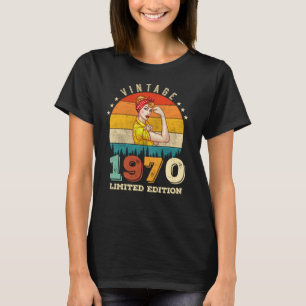 55 Year Old Bday 1970 Vintage 55th Birthday Women T-Shirt