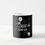 55 Year Old Bday Math Teacher 55th Birthday Gift Coffee Mug<br><div class="desc">Celebrate birthdays with a clever twist! This funny math design uses equations and square roots to reveal the age, making it the perfect choice for math lovers, teachers, students, and geeks who enjoy a good nerdy joke. Great for milestone birthdays, classroom celebrations, or anyone who appreciates clever humor mixed with...</div>