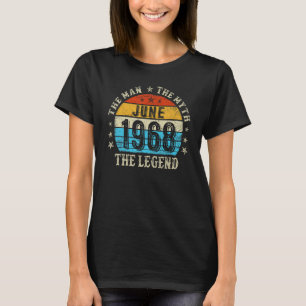 55 Year Old The Man Myth Legend June 1968 55th Bir T-Shirt