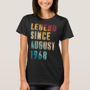 55 Years Old Gifts Legend Since September 1968 55t T-Shirt