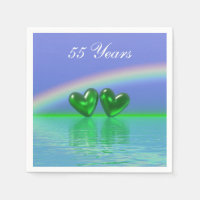 55th Anniversary Emerald Hearts