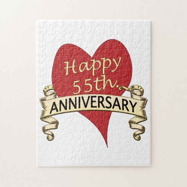 55th. Anniversary Jigsaw Puzzle (Vertical)