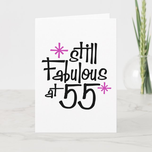 55th Birthday Card (Front)