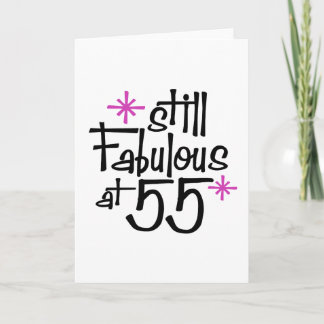 55th Birthday Card