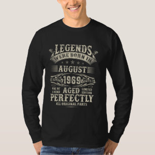 55th Birthday Gifts For Men Funny 55 Year Old Augu T-Shirt