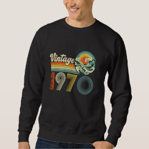55th Birthday Gifts Vintage Born In 1970 55 Years Sweatshirt