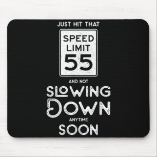 55th Birthday Igovernment Agency Speed Li Sign 55 Mouse Pad