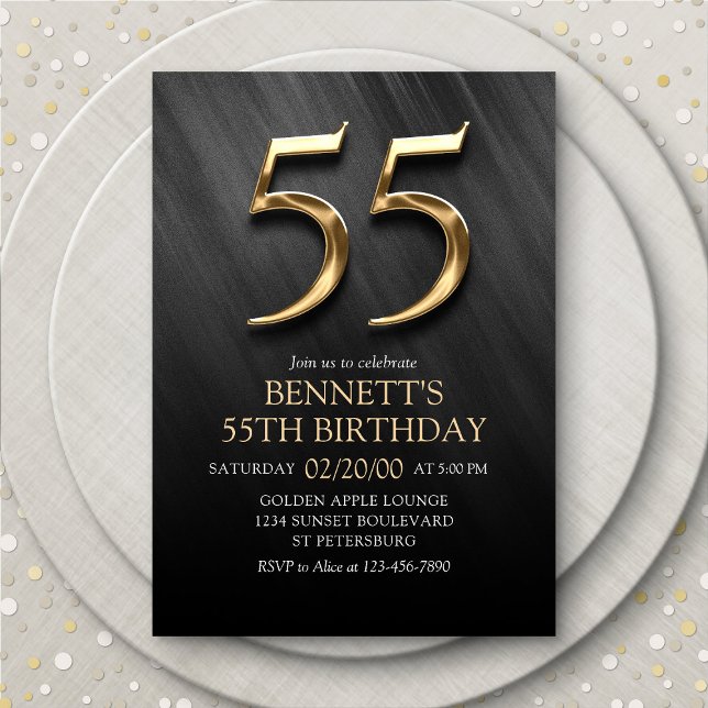 55th Birthday Invitation (Creator Uploaded)