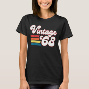 55th Birthday Women Men Born In 1968 Birthday T-Shirt