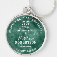55th WEDDING ANNIVERSARY Emerald Wedding Editable