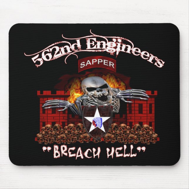 562nd Engineer Company Mouse Pad (Front)