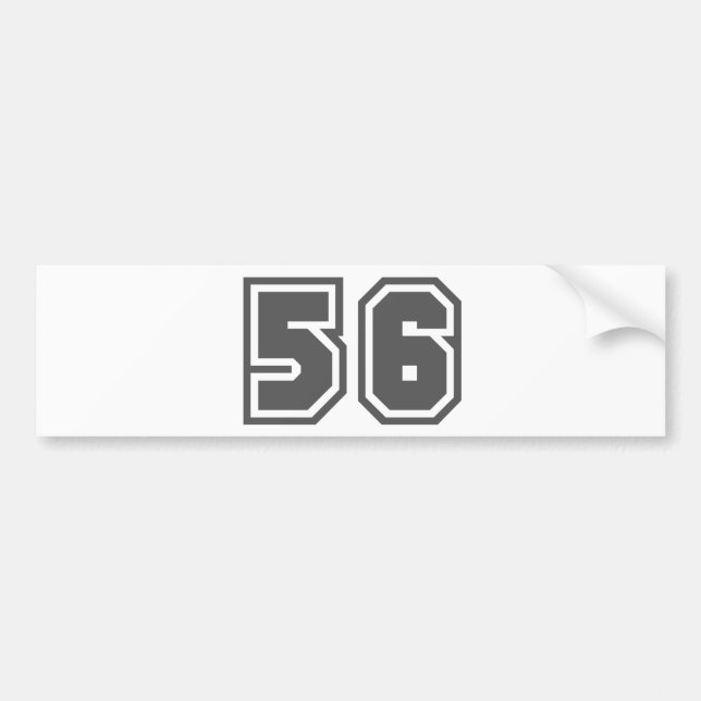 56 BUMPER STICKER (Front)