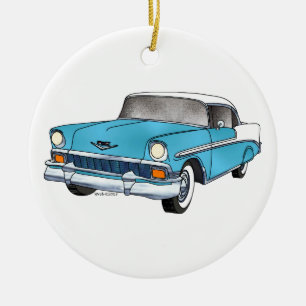 56 Chevrolet Belair Ceramic Ornament
