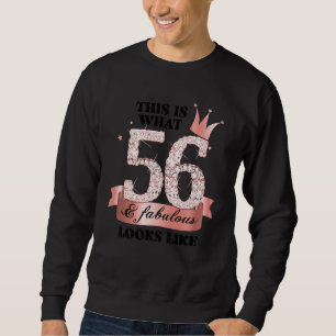 56 & Fabulous I Rose And White Party Group Candid Sweatshirt