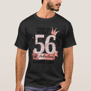 56 & Fabulous I Rose And White Party Group Candid T-Shirt