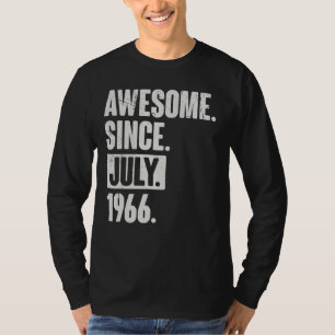 56 Year Old 56th Birthday   Awesome Since July 196 T-Shirt