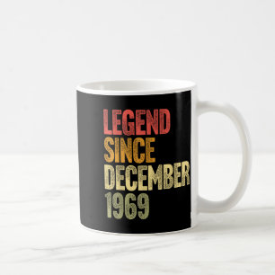 56 Year Old Legend Since December 1969 Retro 56th  Coffee Mug