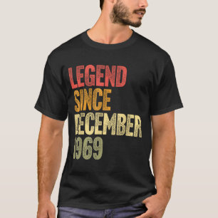 56 Year Old Legend Since December 1969 Retro 56th T-Shirt