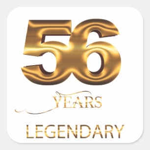 56 years legendary sticker