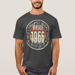 56 Years Old Vintage 1966 Limited Edition 56th Bir T-Shirt