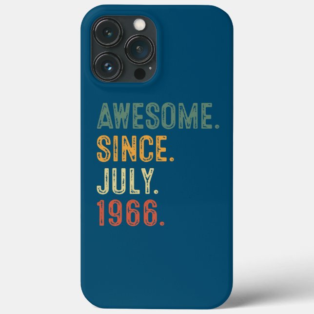 56 Yr Old 56th Birthday Decorations Awesome Since Case-Mate iPhone Case (Back)