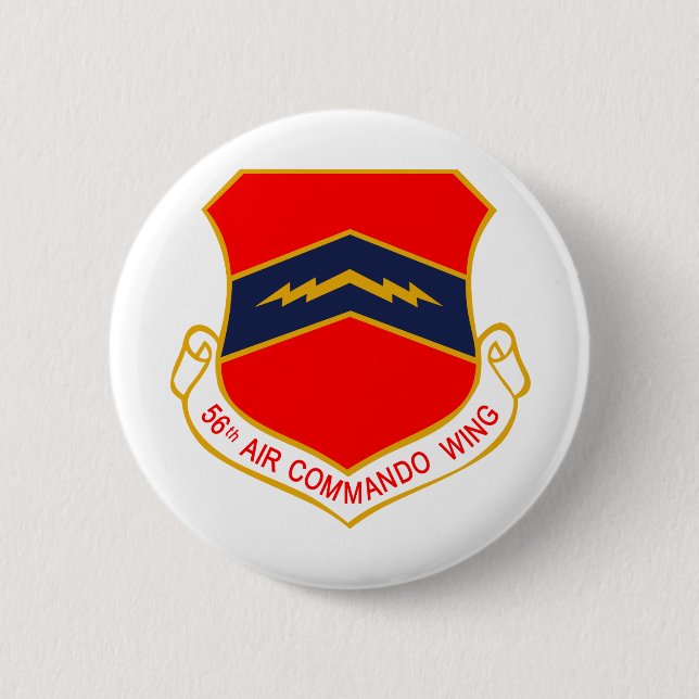 56th Air Commando Wing 6 Cm Round Badge (Front)