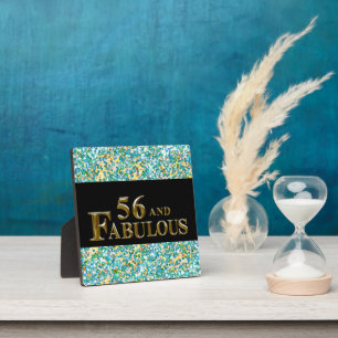 56th  Birthday  Plaque