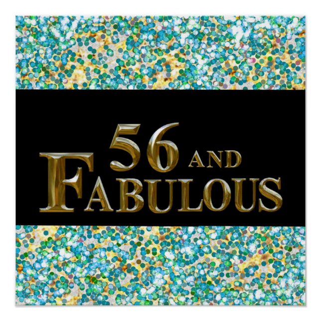 56th  Birthday  Poster (Front)