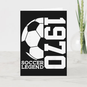 56th Birthday Soccer Legend 1970 Card