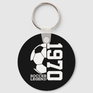 56th Birthday Soccer Legend 1970 Key Ring