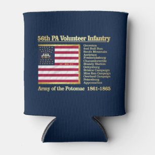 56th Pennsylvania Volunteer Infantry (BH) Can Cooler