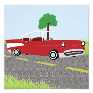 '57 Bel Air 12x12 print