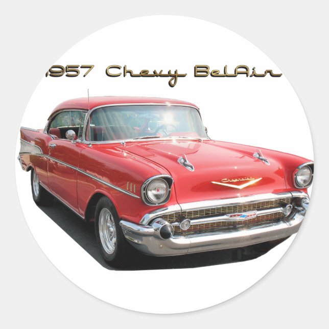 57 Chevy Belair sticker (Front)