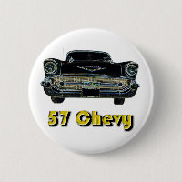 57 Chevy Button